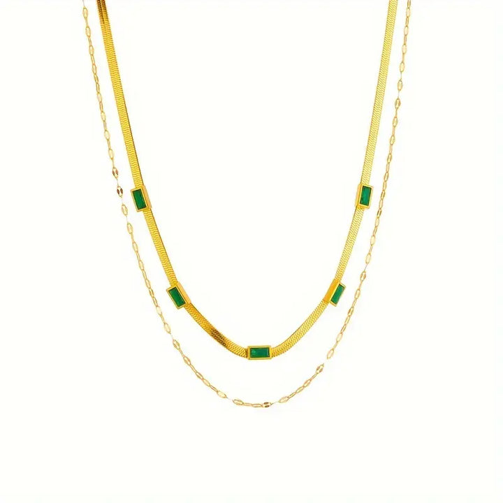 Double Layer Retro Gold Necklace