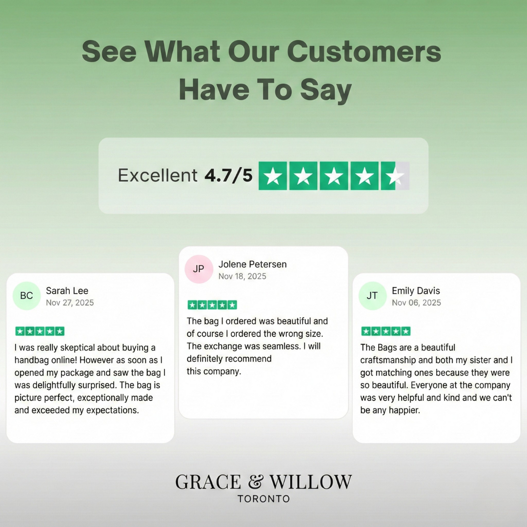 Leather Bag and Wallet Set