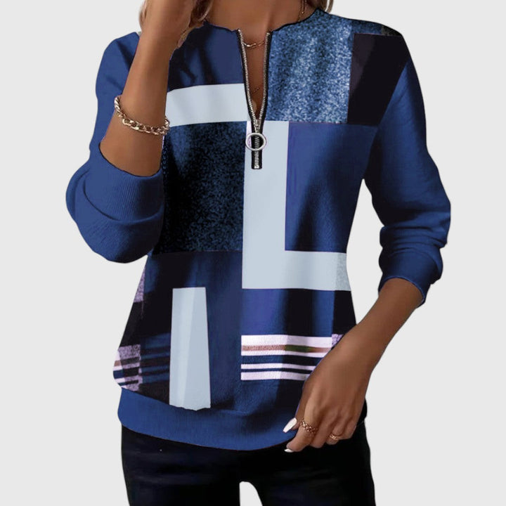 Laila - Relaxed Half-Zip Pullover