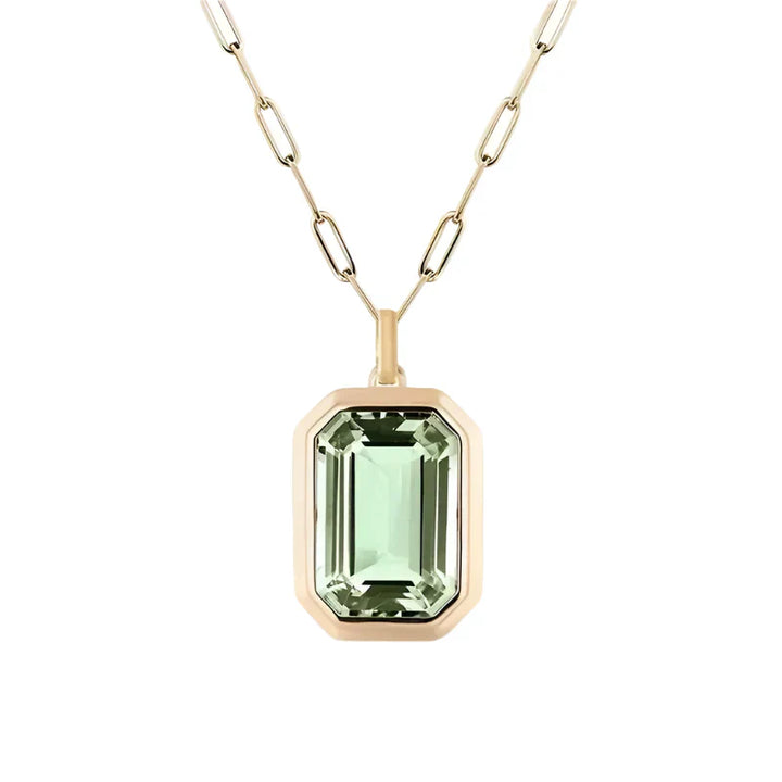 Minimalist Gemstone Necklace