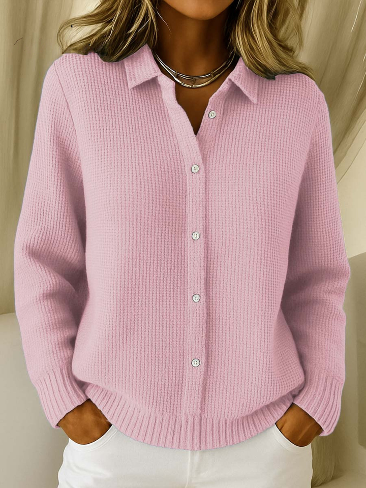 Aria Cardigan – Casual Elegance in Cotton Blend