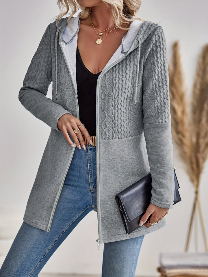 Casual Elegance Cardigan – with Hood