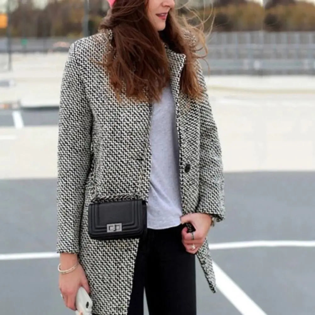 Adele Long Wool Coat
