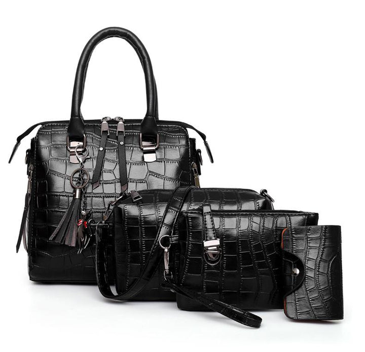 Evelyn - Everyday Elegance 4-Piece Leather Bag Set