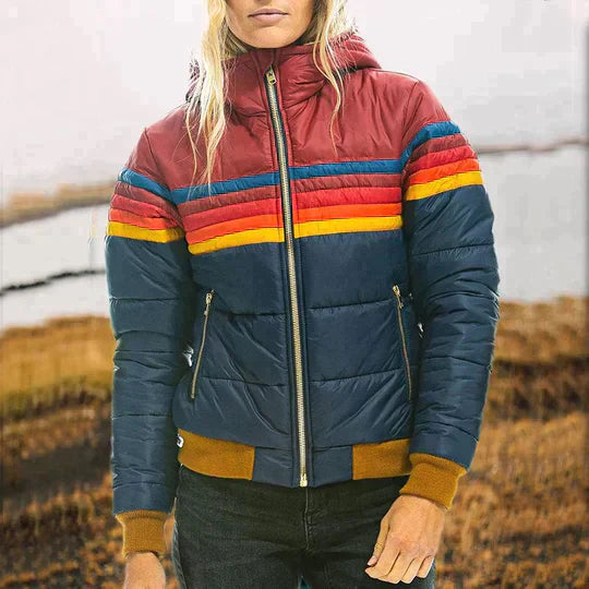 Mathilde™ - Retro Hooded Jacket