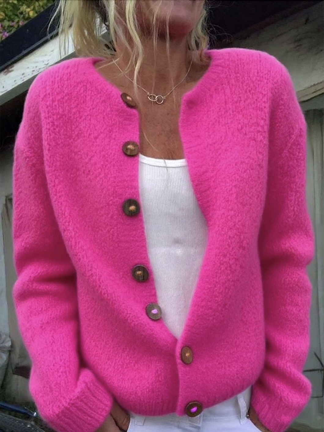 Elegant and Comfortable Colorful Cardigan Sweater