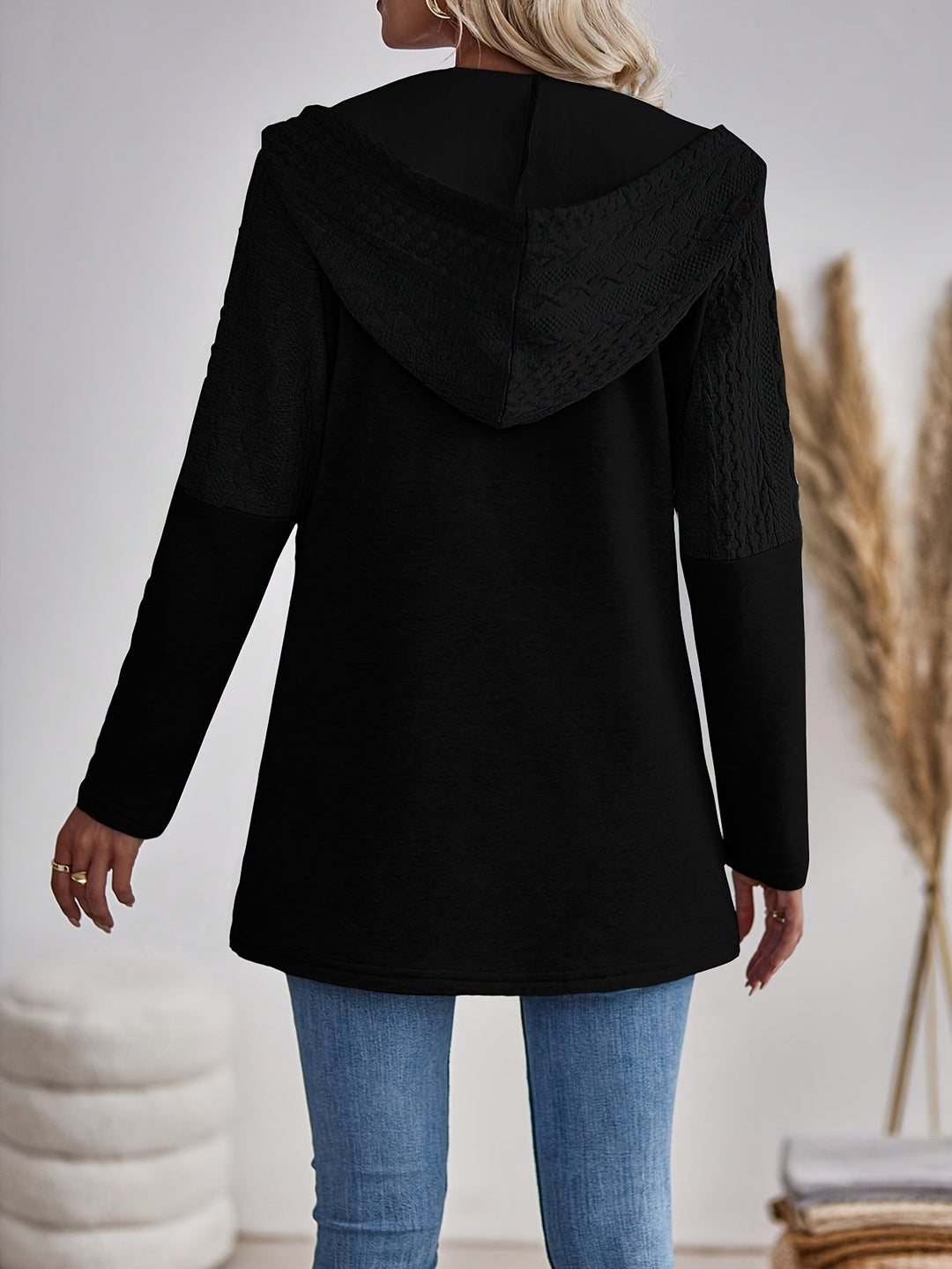 Casual Elegance Cardigan – with Hood