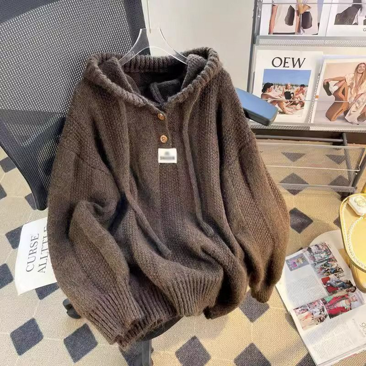 Loose and Comfortable Thick Hoodie Sweater, Available in Many Colors