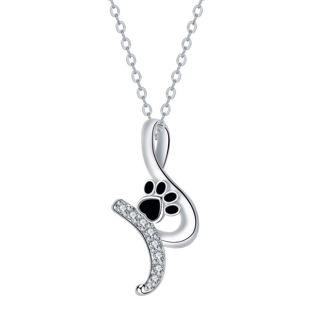 Paw 'Loyal Friend' Pendant Necklace
