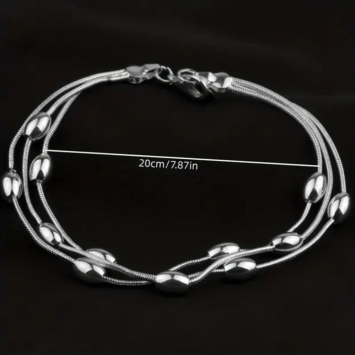 Multi Layers Tunnel Chain Bracelet