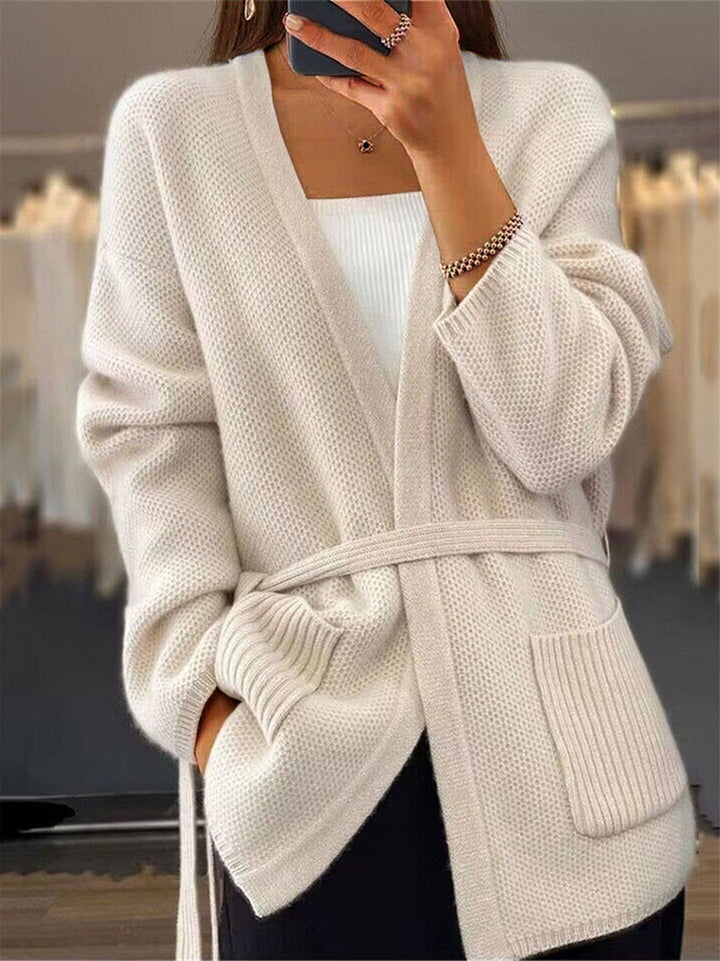 Loose, Comfortable, and Relaxed Cardigan Sweater with Pockets