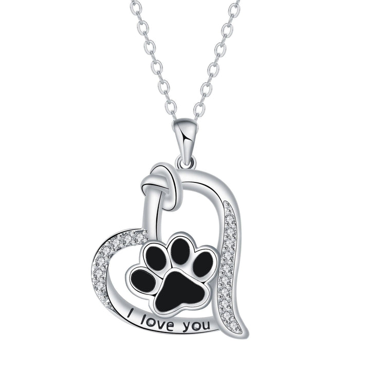 Heart & Paw Necklace - A Memory of Faithful Companions
