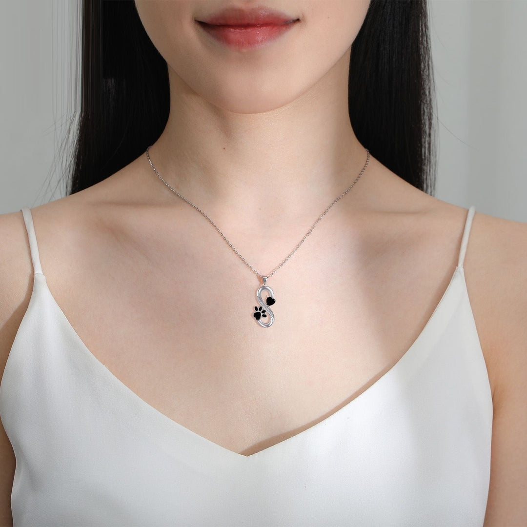 Heart and Paw of Infinite Love Necklace