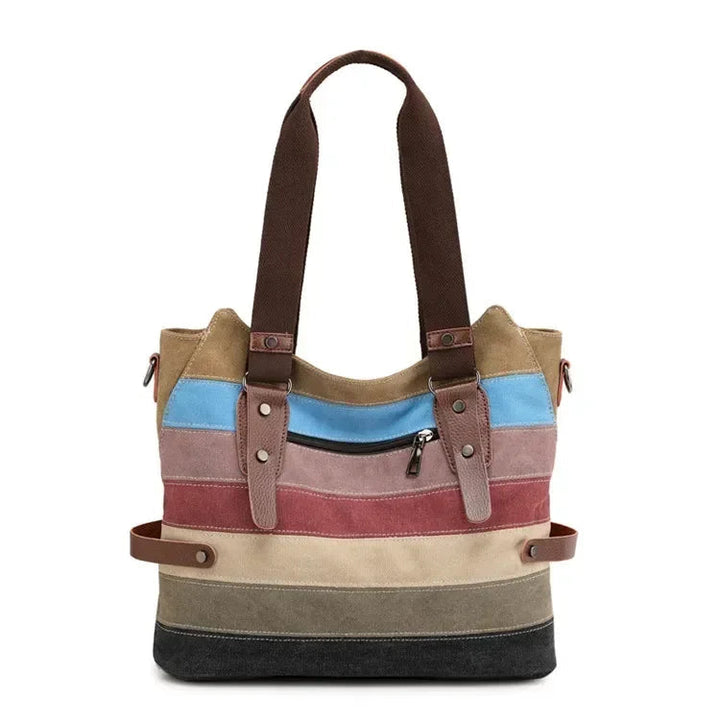 Colorful Leather Women's Handbag