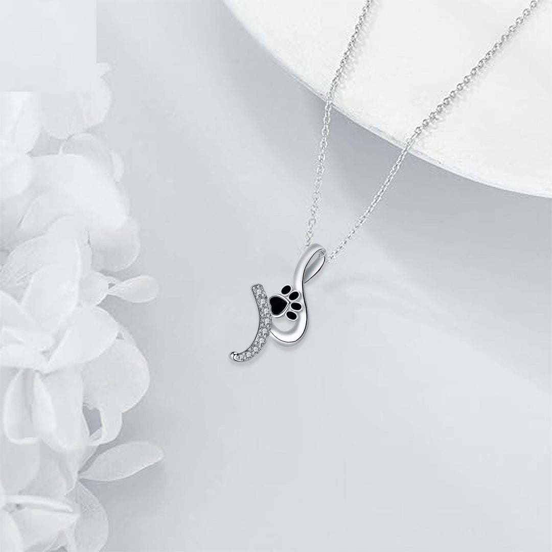 Paw 'Loyal Friend' Pendant Necklace