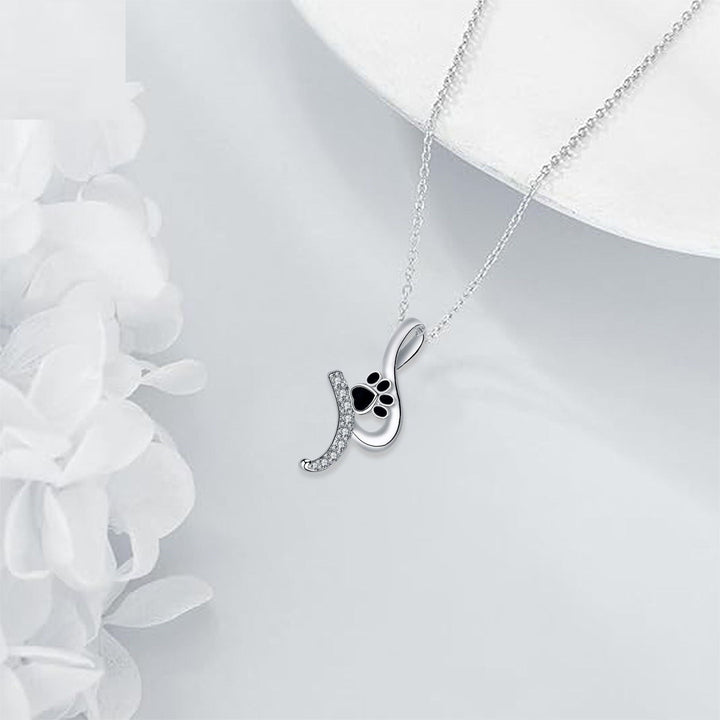 Paw 'Loyal Friend' Pendant Necklace