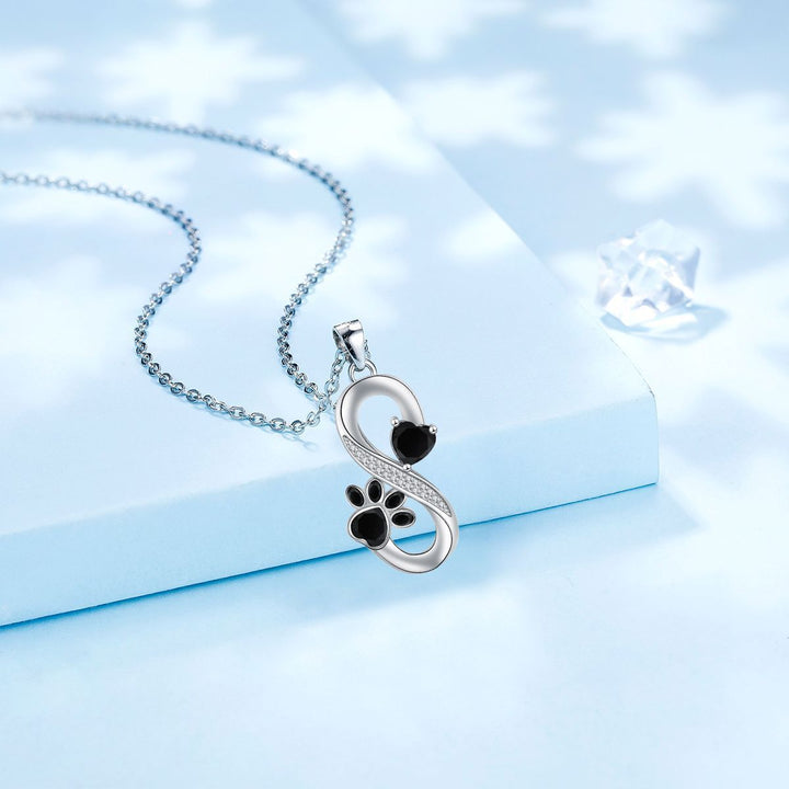 Heart and Paw of Infinite Love Necklace