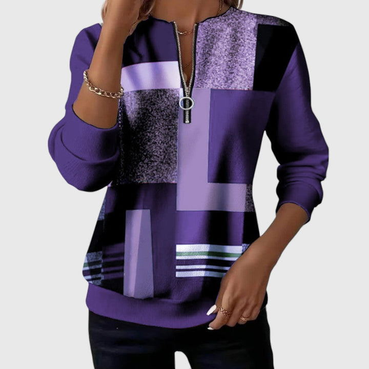 Laila - Relaxed Half-Zip Pullover