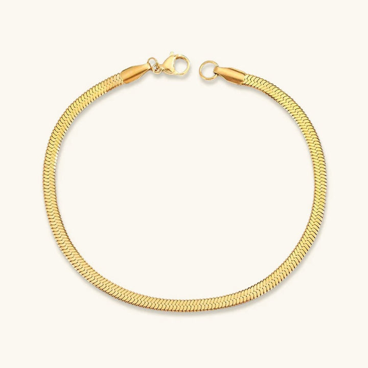 Vida Guld Herringbone Bracelet
