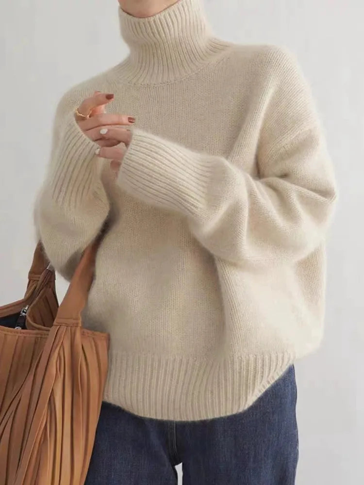 Cashmere Sweater with Turtleneck
