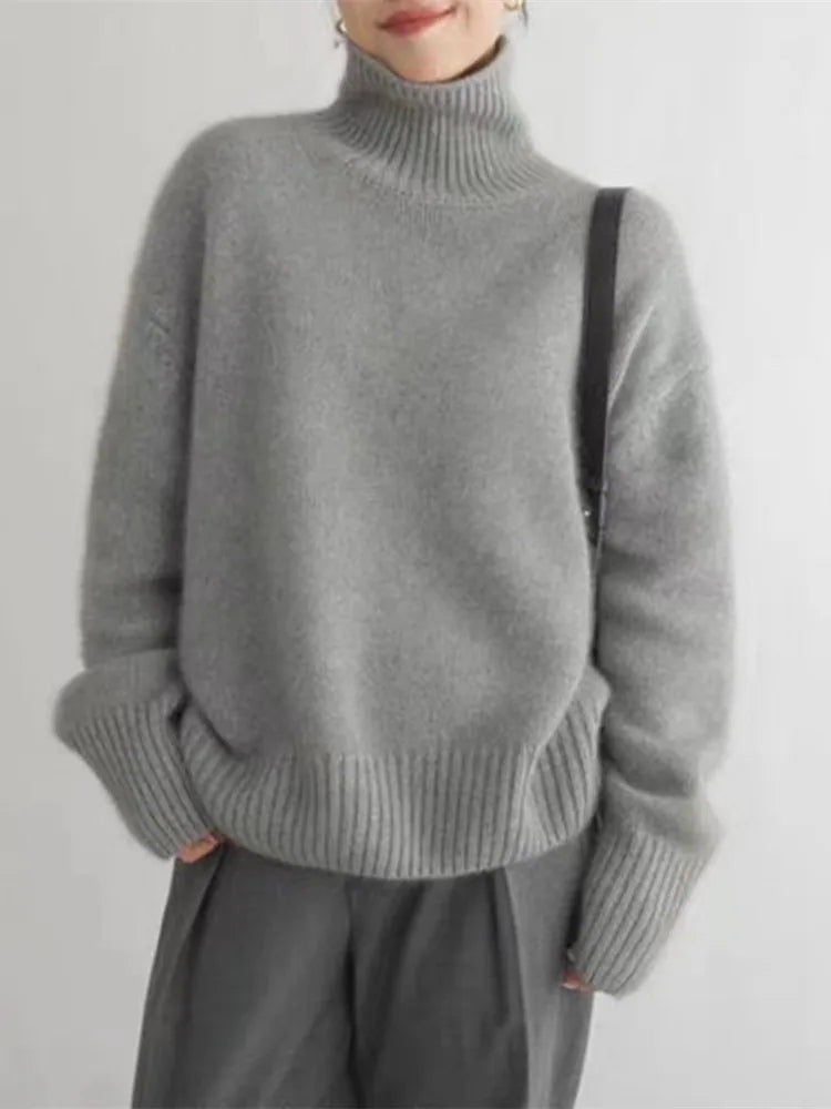 Cashmere Sweater with Turtleneck