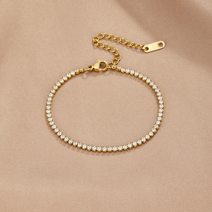 Gold Tennis Bracelet