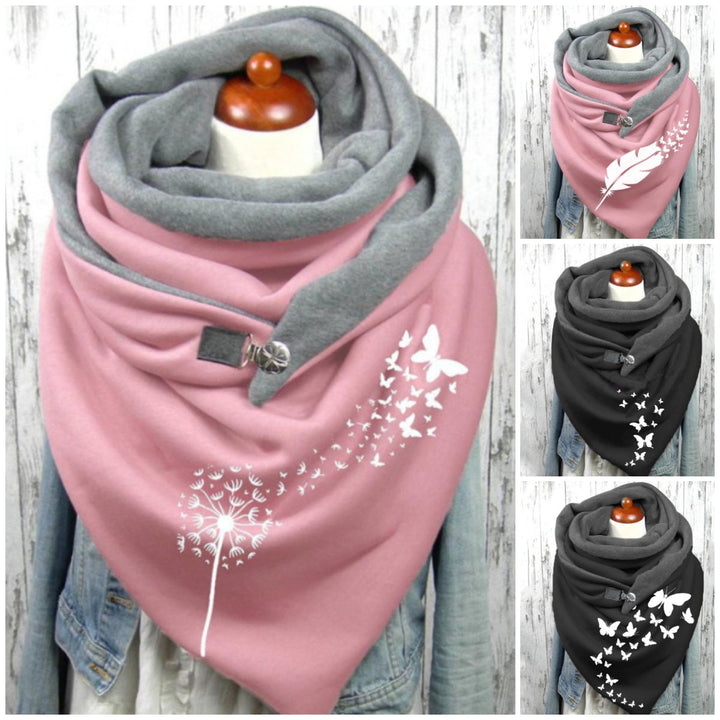 Multilayer Thermal Scarf with Print