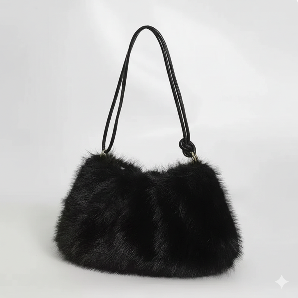 Mallory | Soft Plush Shoulder Bag
