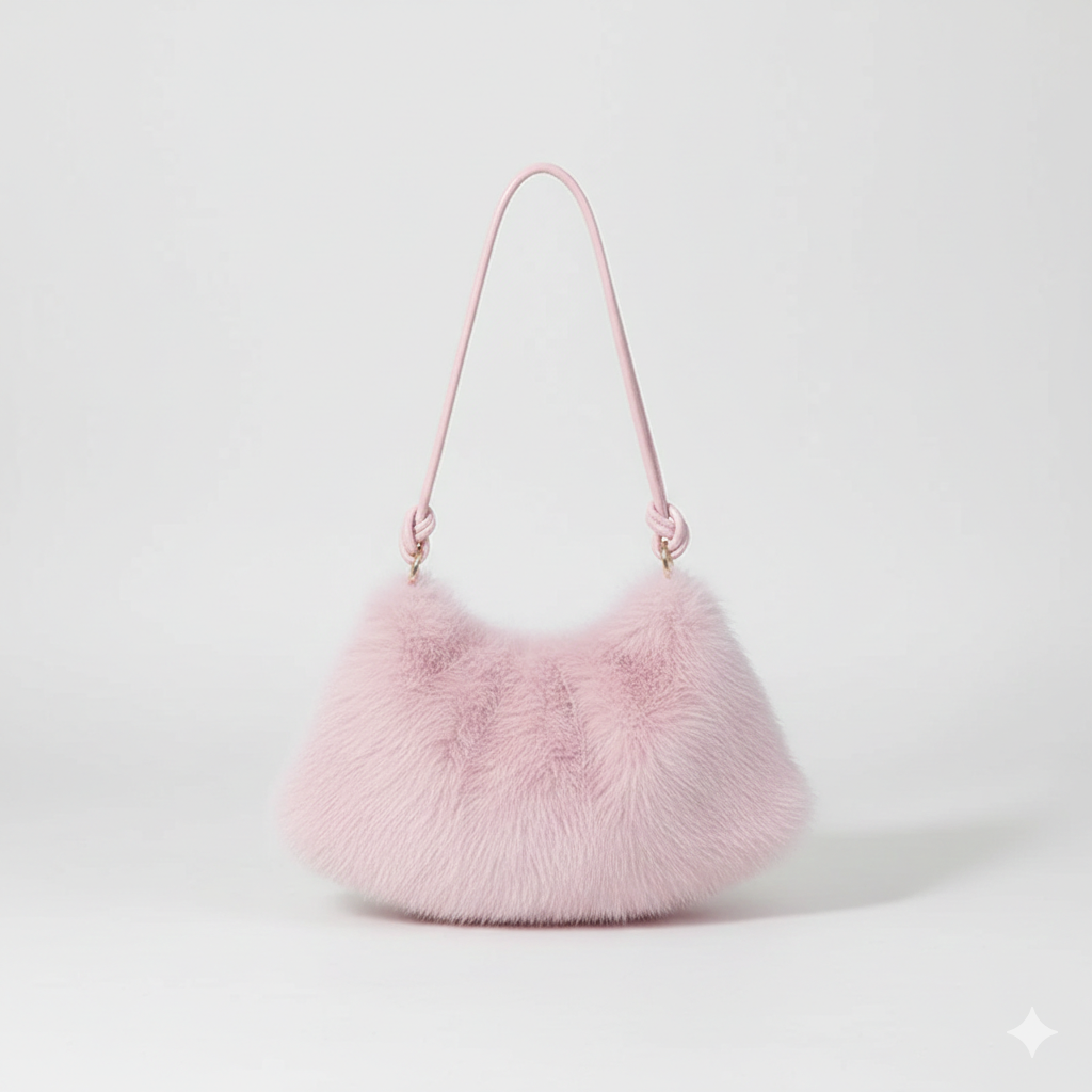 Mallory | Soft Plush Shoulder Bag