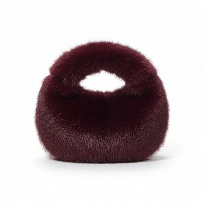 Jean | Half-Moon Shoulder Bag with Faux Fur