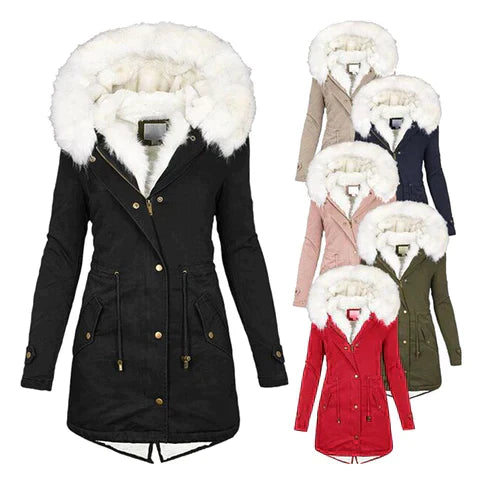 Julie - Winter Coat with Fur Lining