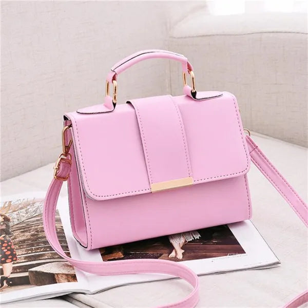 Chic Retro Crossbody Handbag for Women - High-Quality PU Leather