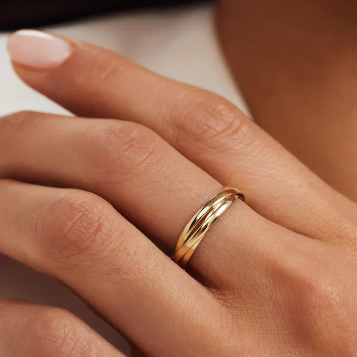 Gold Léna Trielle Ring