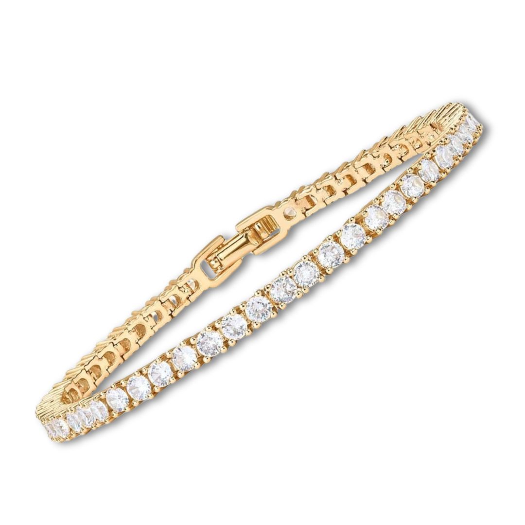 Moissanite Tennis Bracelet | Gold