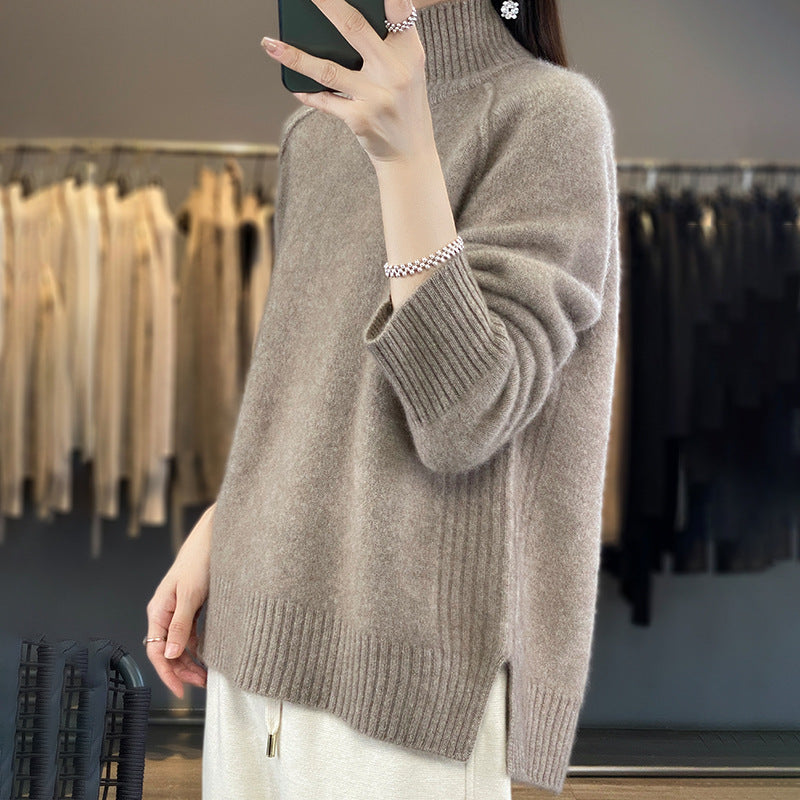 Soft and Comfortable Cashmere Turtleneck Sweater