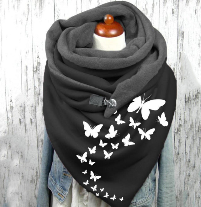 Multilayer Thermal Scarf with Print