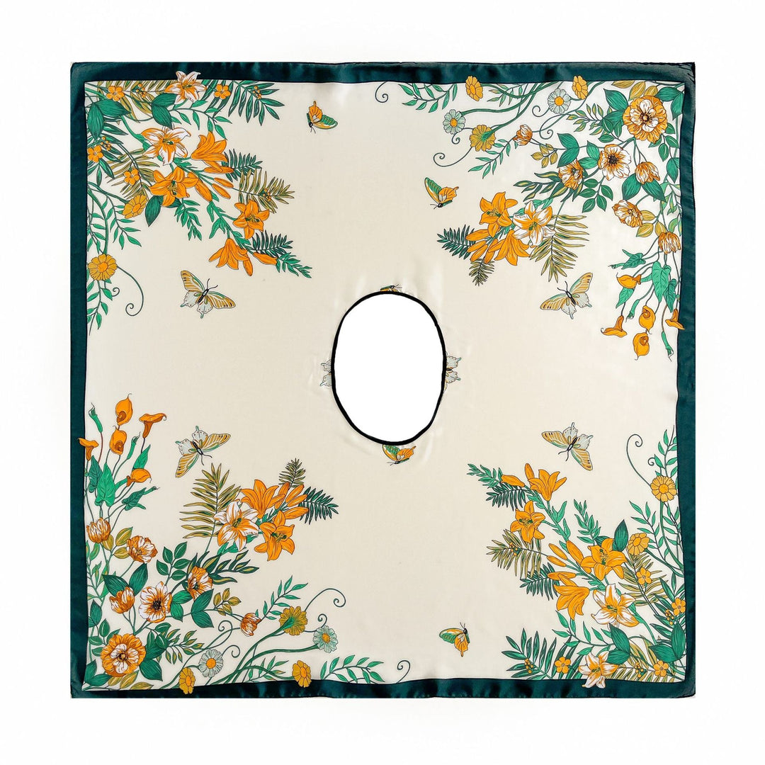 Women's Summer Silk Shawl Blouse