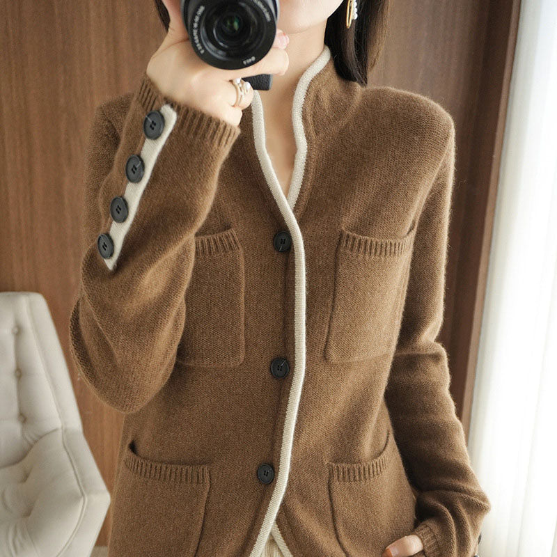 Women's Everyday Sweater, Elegant, in Solid Color