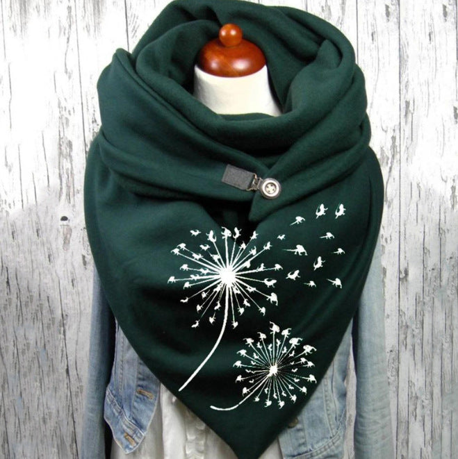 Multilayer Thermal Scarf with Print