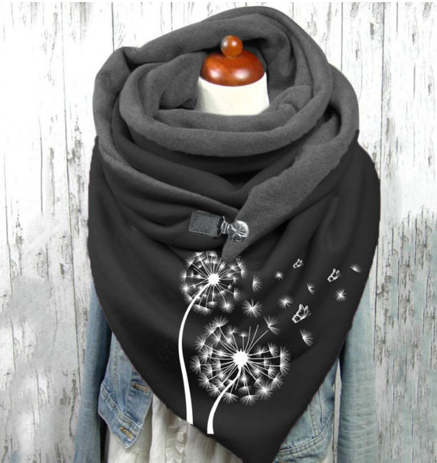 Multilayer Thermal Scarf with Print