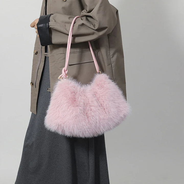 Mallory | Soft Plush Shoulder Bag