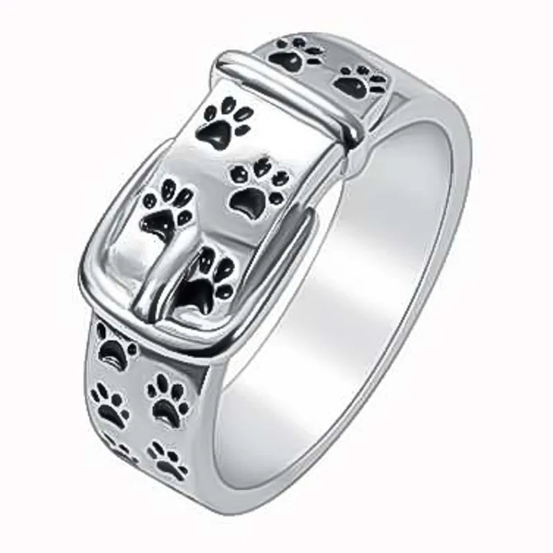 Playful and Stylish Dog Collar Design Ring