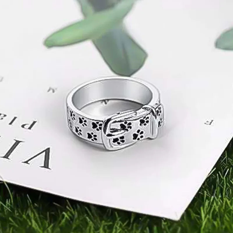 Playful and Stylish Dog Collar Design Ring