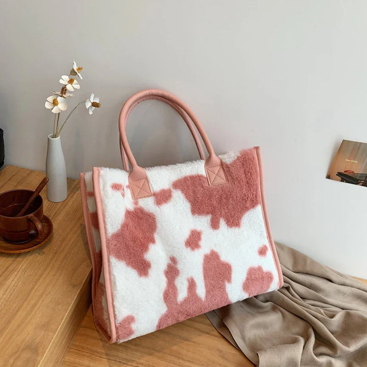 Erica | Plush Faux Fur Tote Bag