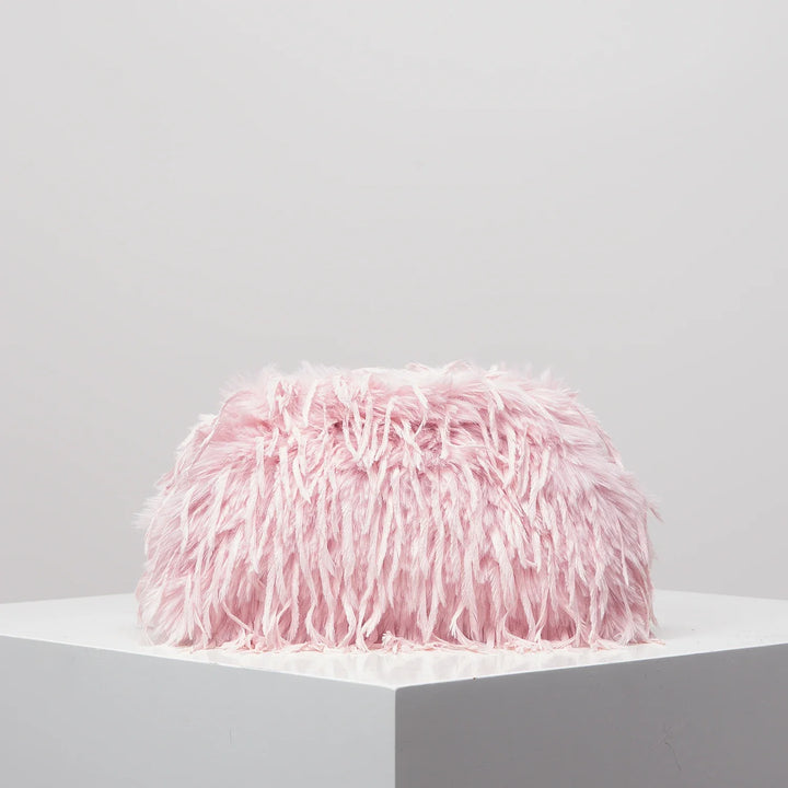 Rowan | Soft Velvet Clip Clutch