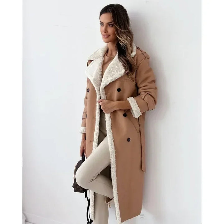 Rosa - Teddy-Lined Trench Coat
