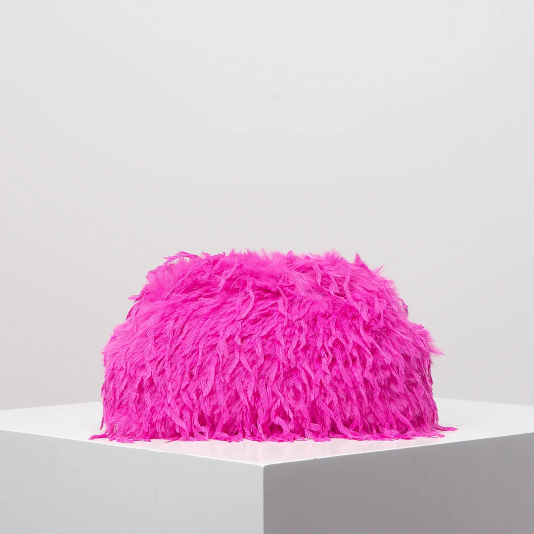 Rowan | Soft Velvet Clip Clutch