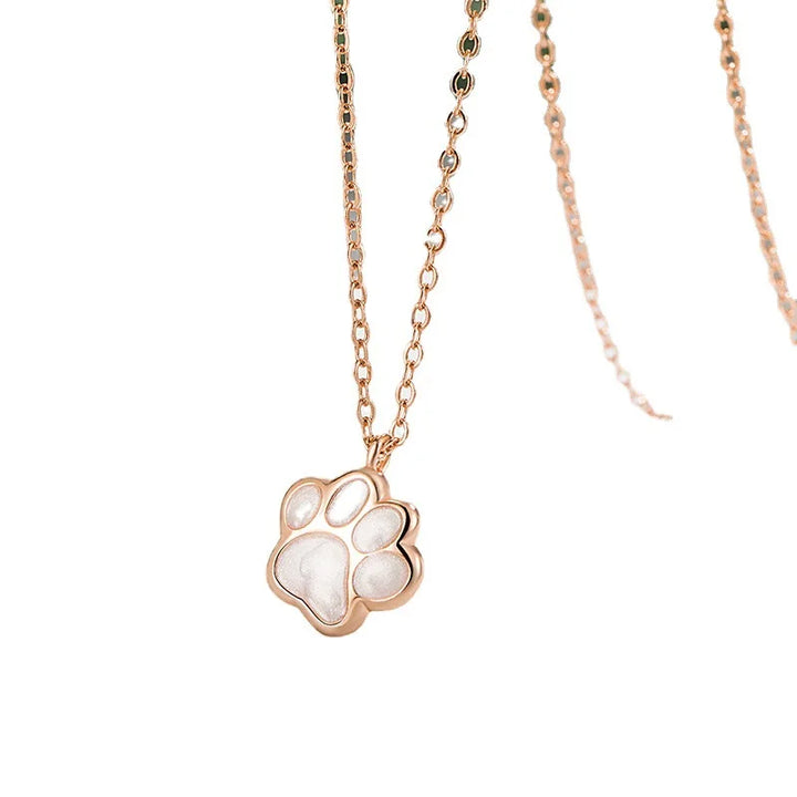 Paw Pendant Necklace – Symbolic Animal Jewelry for Women
