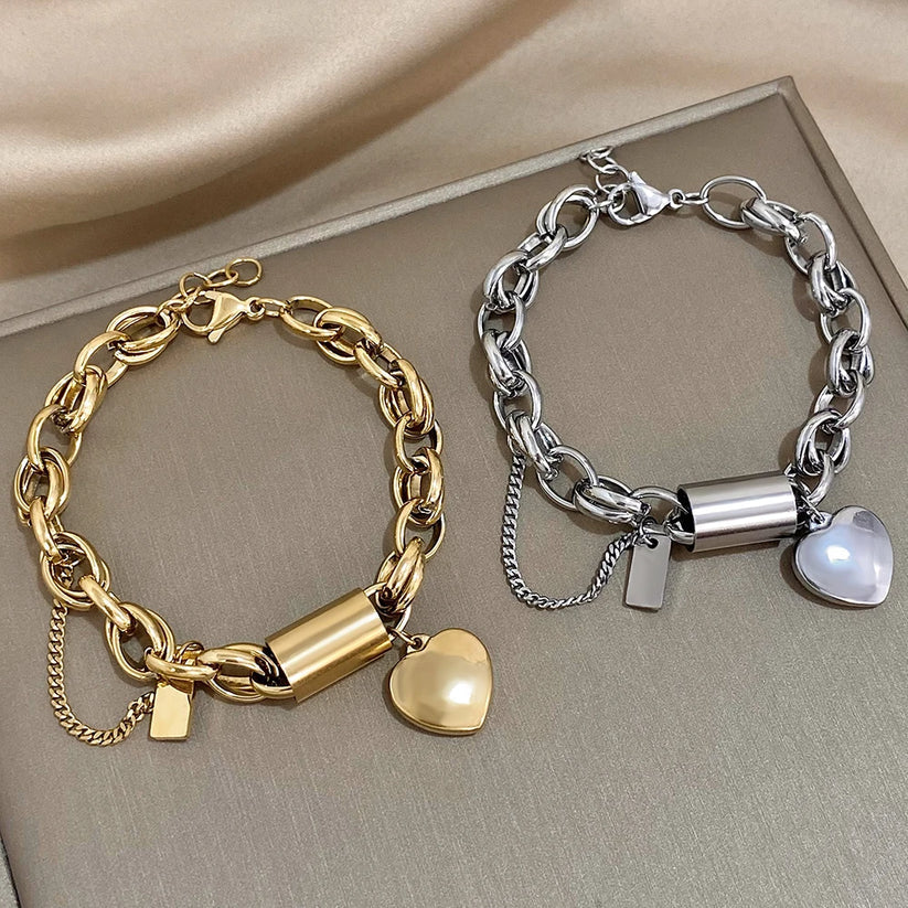Uplifting Chunky Bracelet | Gold