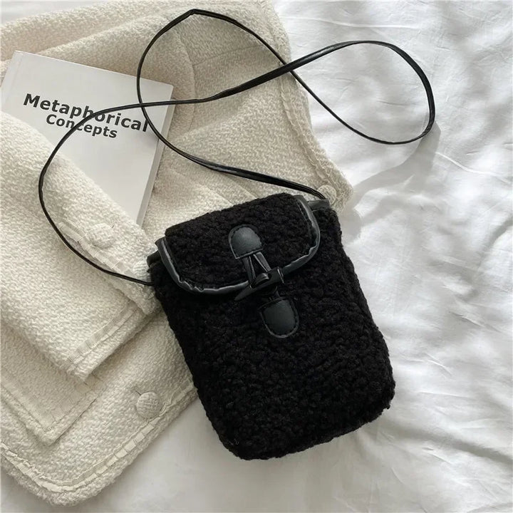 Lara | Faux Fur Crossbody Phone Bag